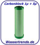 Maschinenschutzfilter 10"Carbonblock 1µm - 5µm