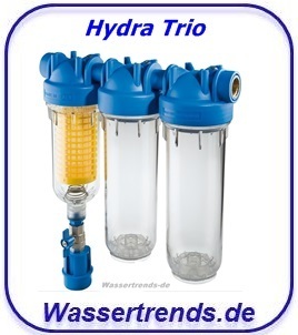 10" Hydra Trio RLH mit freien Gehäusen für die individuelle Filterwahl